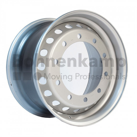 11.75X22.5 10/281/335 Ø26 ET120 SILVER RAL9006 ACCURIDE 5000@130 ONE PART KPB15146OE-HB0